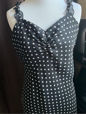 Polka dot maxi dress